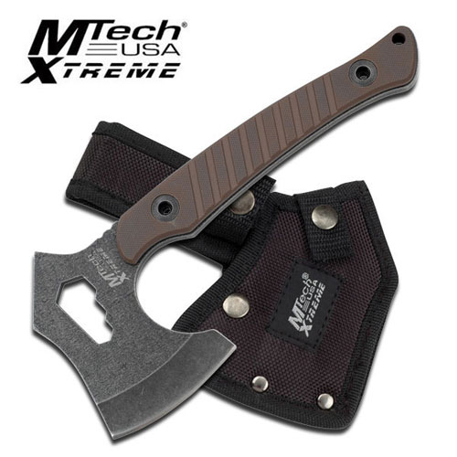 MTECH XTREME MX-AXE10BN AXE BROWN G10 HANDLE picture