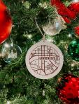 Lawrenceville Wood Ornaments