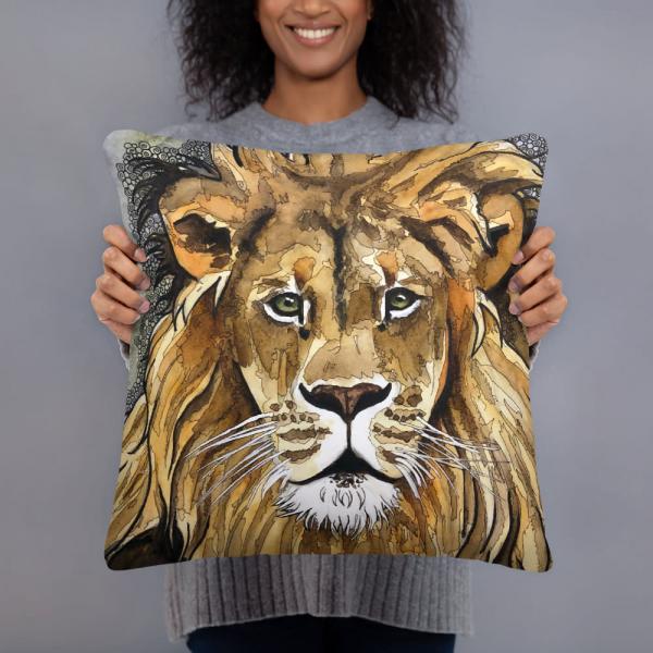 Lion Pillow picture