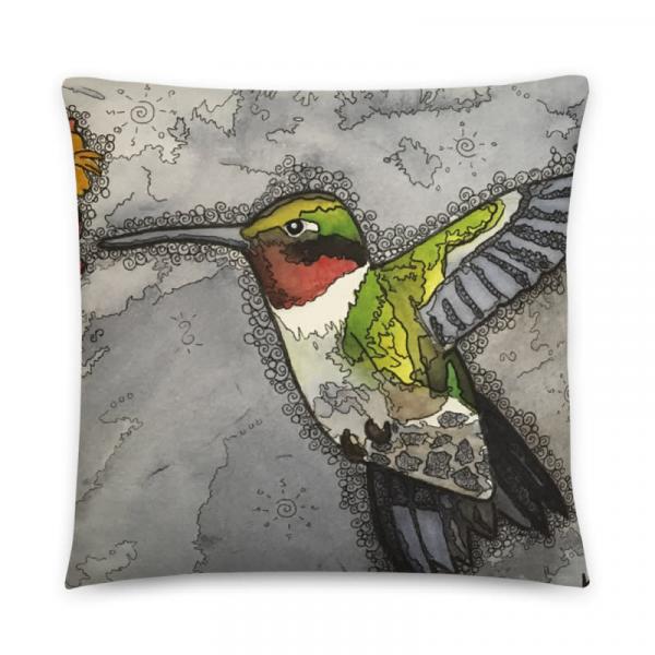 Hummingbird #1 Pillow picture