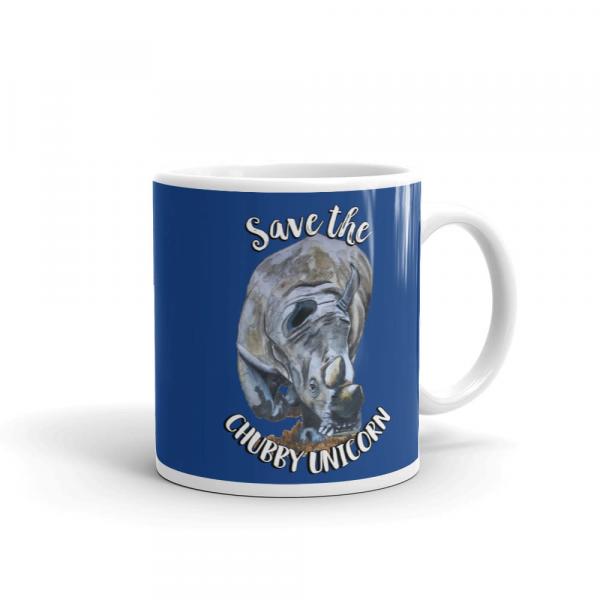 "Save the Chubby Unicorn" Ceramic Mug picture