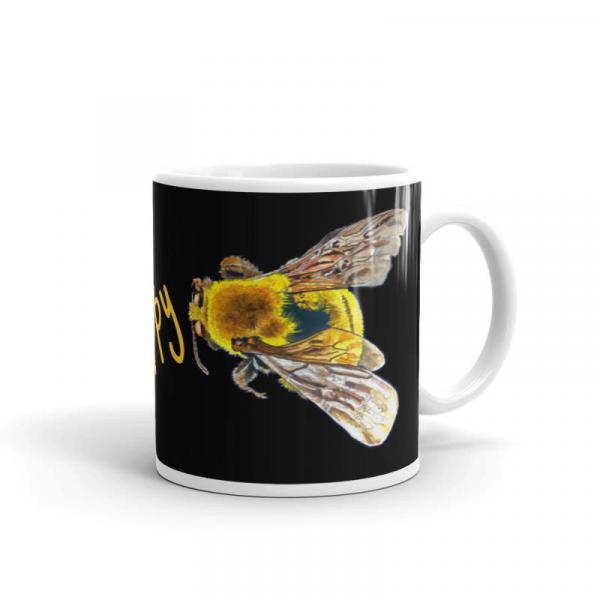Bee Happy Ceramic Coffee Mug
