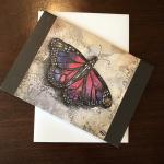 Amethyst Butterfly Greeting Card