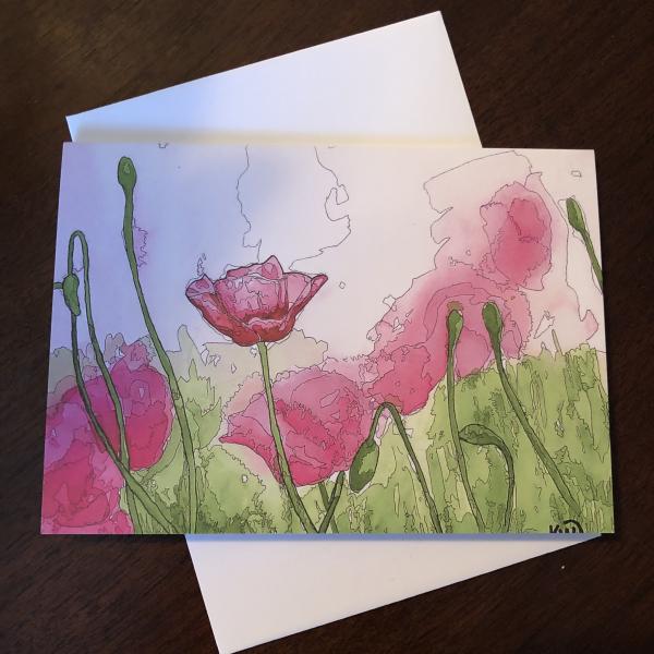 Pink Haze Greeting Card