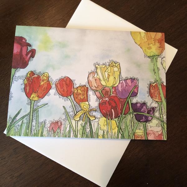 Tulips Greeting Card picture