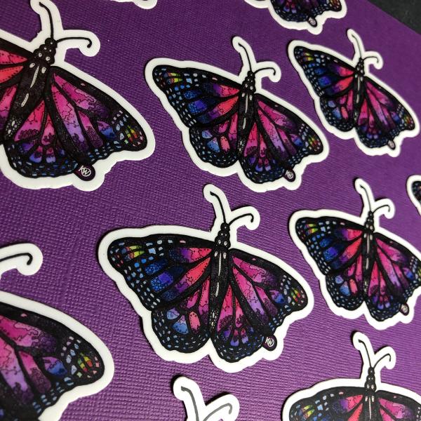 Amethyst Butterfly Sticker picture