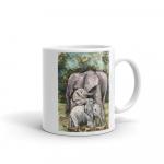 Elephant Mom Ceramic Mug