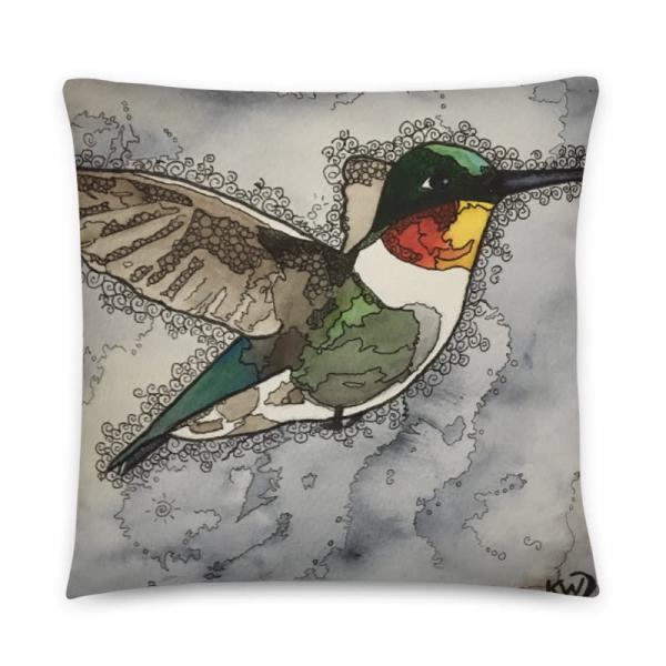 Hummingbird #3 Pillow picture