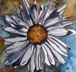 White Daisy Metal Print