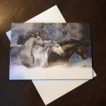 Wild horses Greeting Card