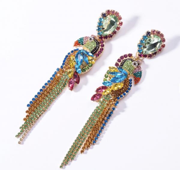 Summer Parrot Earrings picture