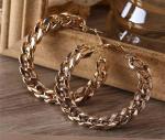 Chain Gang Hoops - Gold