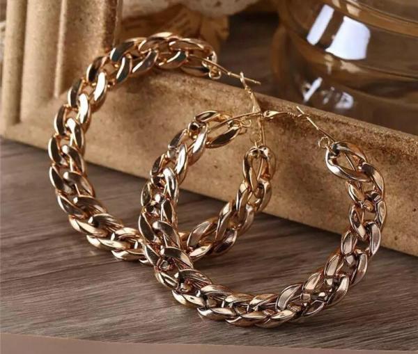Chain Gang Hoops - Gold picture