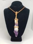 Chevron Amethyst Pendant 2