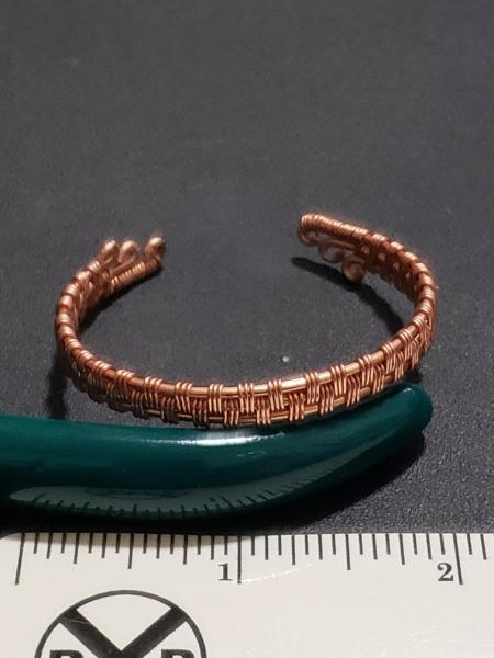 Wire weave bracelet