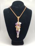 Chevron Amethyst Pendant 1