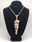 Chevron Amethyst Pendant 1