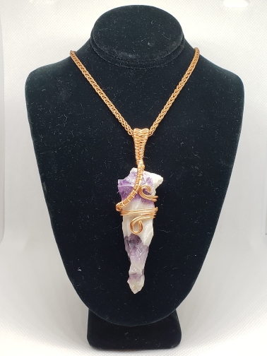 Chevron Amethyst Pendant 1 picture