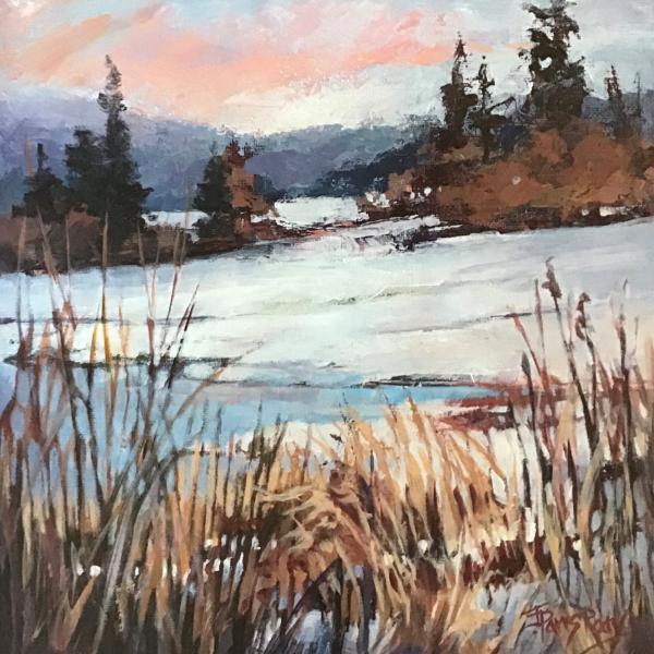 Psolum Fields in Winter - Jill Paris Rody picture