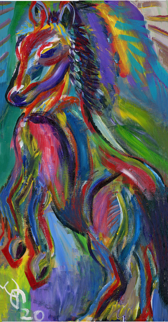 Polychrome Horses One and Two picture