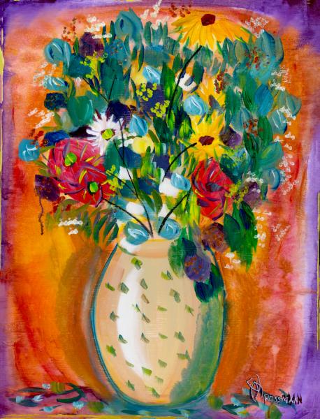 Redon Inspired Vase