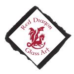 Red Dragon Glass Art