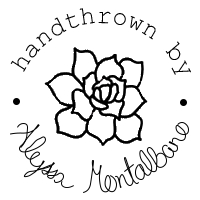 Handthrown by Alyssa