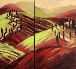 Toscany - diptych