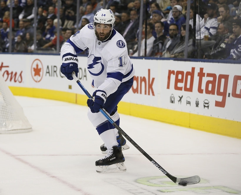 Pat Maroon signed 8x10 photo NHL St. Louis Blues JSA COA Tampa Bay Lightning  at 's Sports Collectibles Store