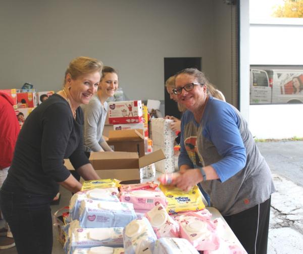 Diaper Bank Packing Party picture