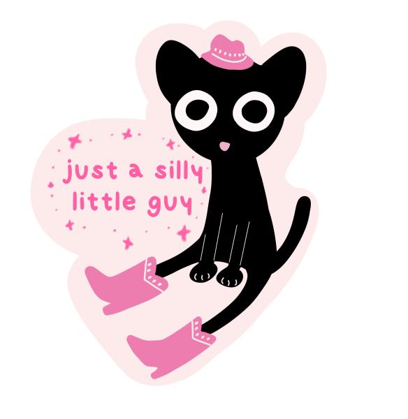 Just A Silly Lil' Guy Sticker