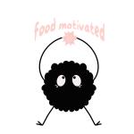Food Motivated Soot Sticker
