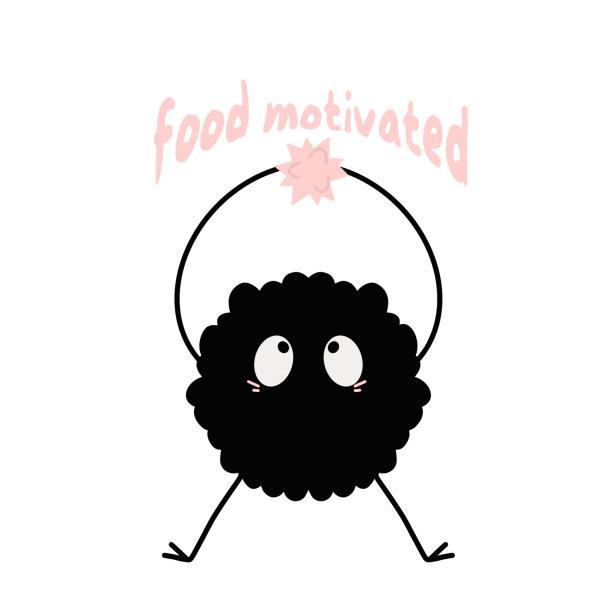 Food Motivated Soot Sticker
