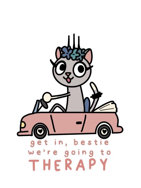 Get In Bestie Sticker