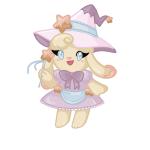 Pastel Bunny Witch Sticker