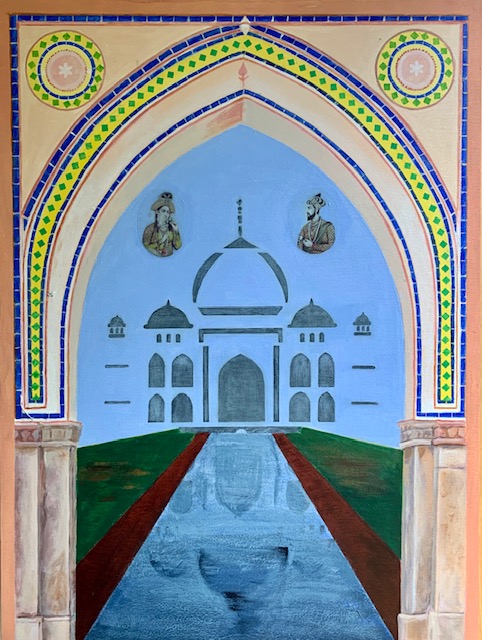 View of the Taj Mahal