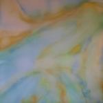 My Life in Summer Hand Painted Silk on Canvas
