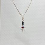 Swarovski Crystal Snowman Pendant