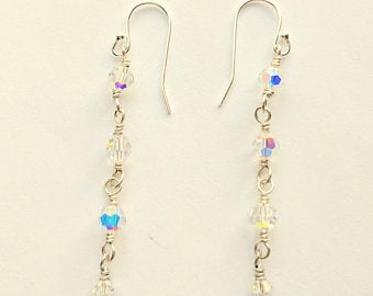 Aurora Borealis Swarovski Earrings