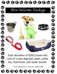 Welcome Package for New Rescue Dog Joining PAWS4you