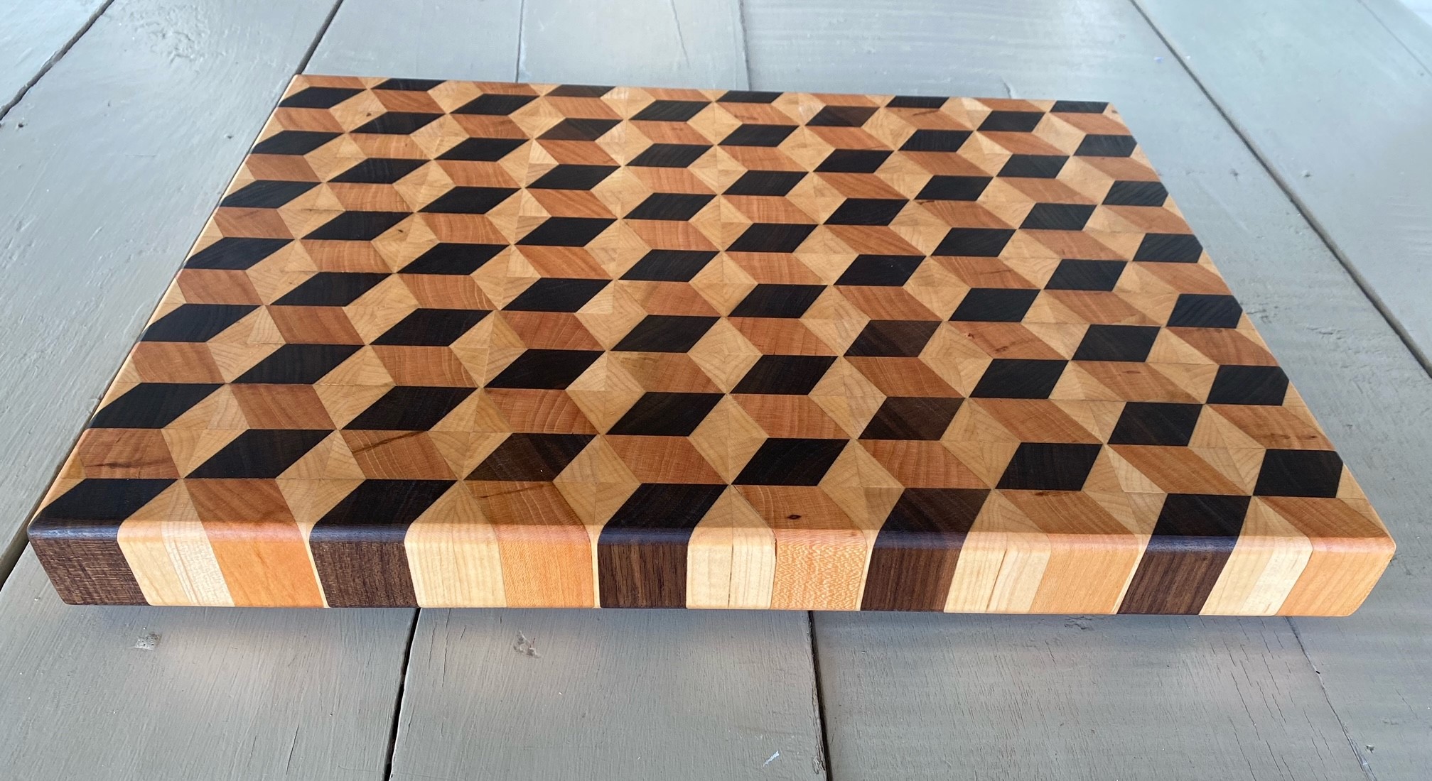 3d Cube End Grain Cutting Boards Pdf Plans Jesantique 