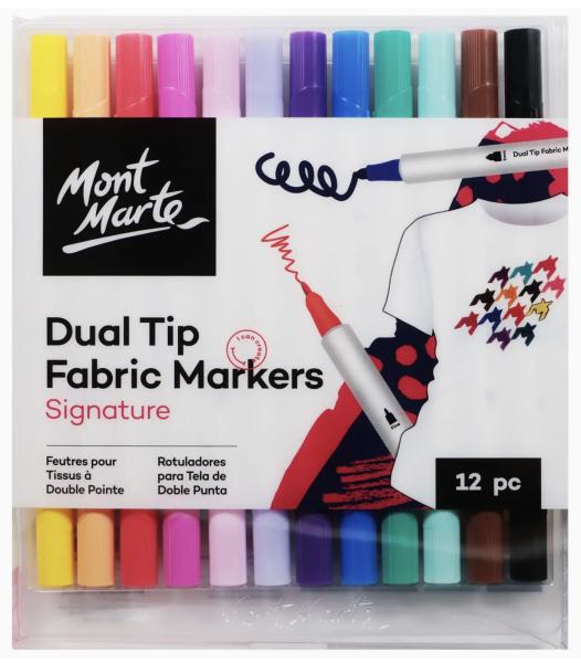 Fabric Paint Duel Tip Markers