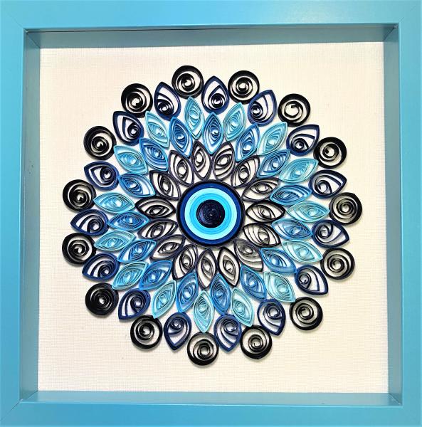 096 Mandala - Blue Shades picture