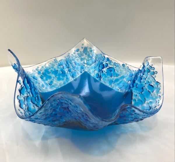 Blue Candle Holder/Vase/Bowl