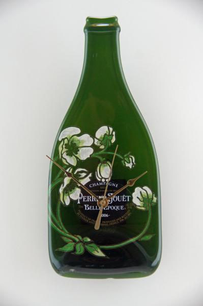 Recycled 750ml Perrier Jouet Bottle Clock picture