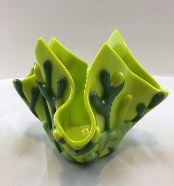 Green Candle Holder