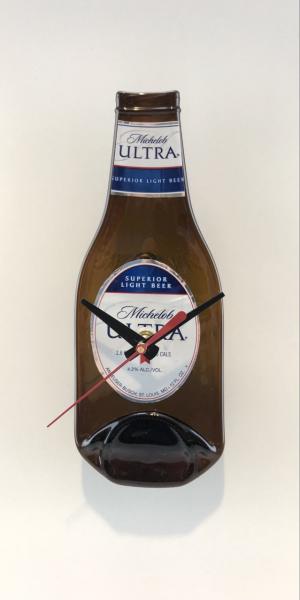 Recycled Michelob Ultra Beer Bottle Clock