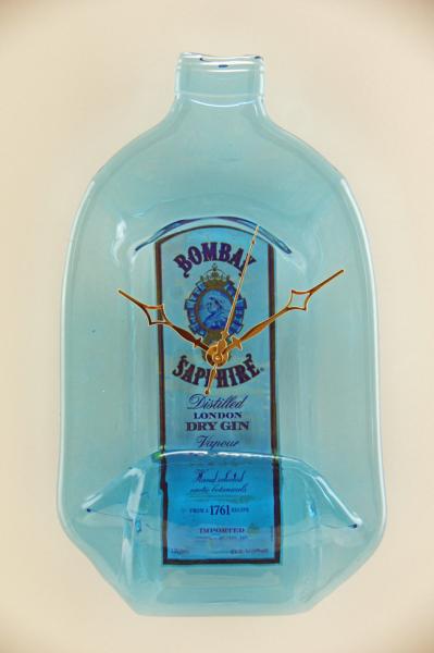 1.75L Bombay Sapphire Bottle Clock picture