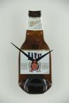 Recycled Miller Lite Beer Bottle Clock