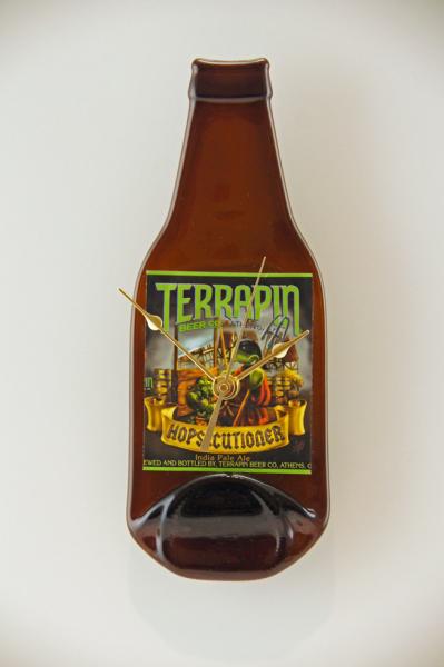 Recycled Terrapin Hopsecutioner Beer Bottle Clock